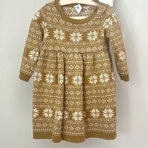 Kate Quinn Snowflakes Intarsia Knit Dress